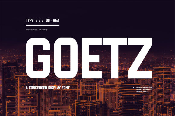 A Designer's Review of the Goetz Font