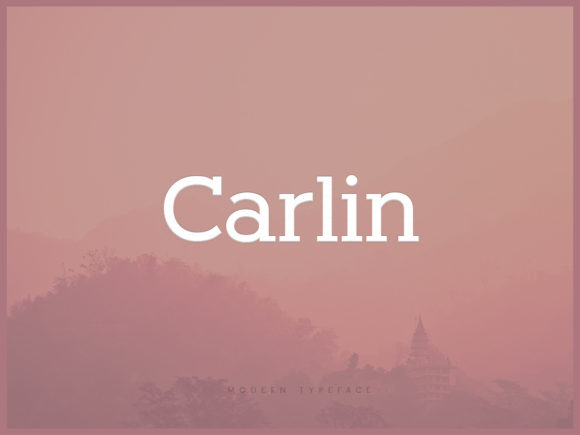 A Real Campaign Review of the Carlin Display Font