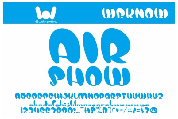 Airshow Font: Elevating Digital Campaigns with Modern Whimsy