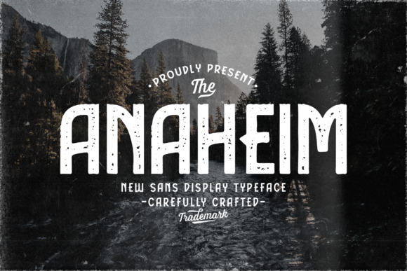 Anaheim: A Thick Vintage Display Font for Web Projects