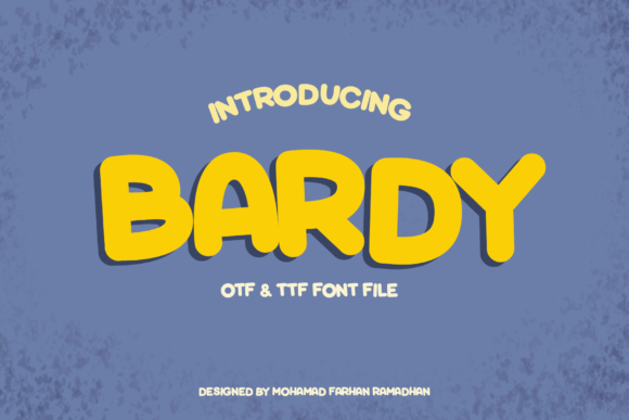 Bardy: A Bold, Friendly Font for Editorial Personality