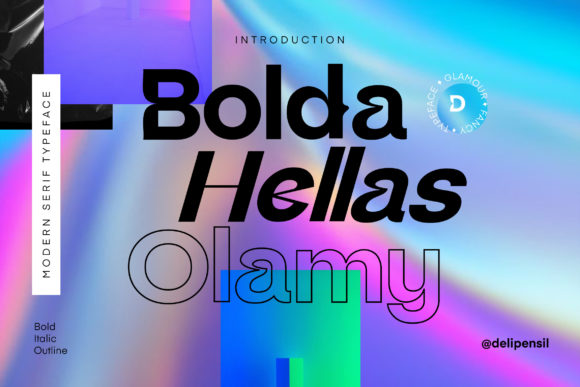 Bolda Hellas Elamy Font for Editorial Mood and Visual Hierarchy