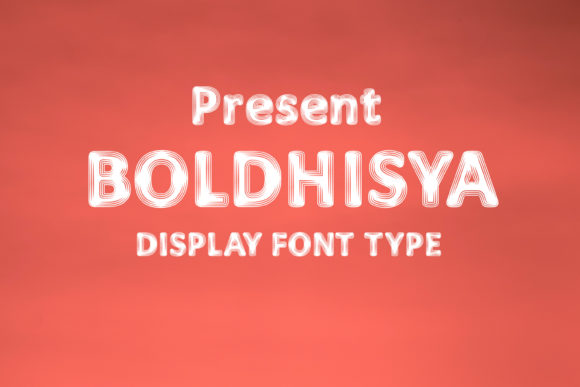 Boldhisa Display Font for Digital Design Projects