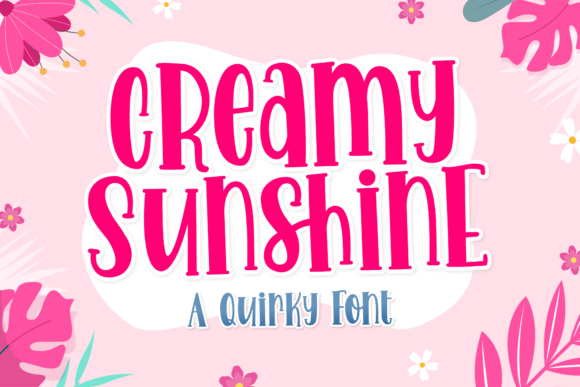 Creamy Sunshine Font for Makers and Printable Creators