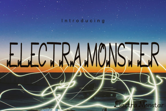 Electramonster: A Bold Display Font for Campaign Dominance