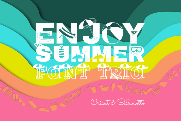 Enjoy Summer Trio Font Brings Warmth to Creative Branding