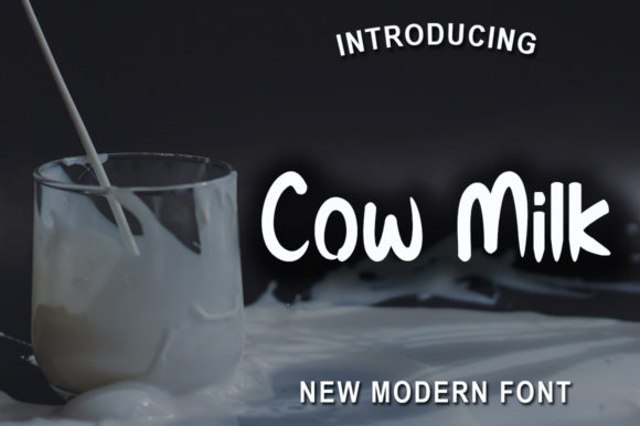 Exploring Cow Milk: A Designer’s Review of a Trendy Display Font