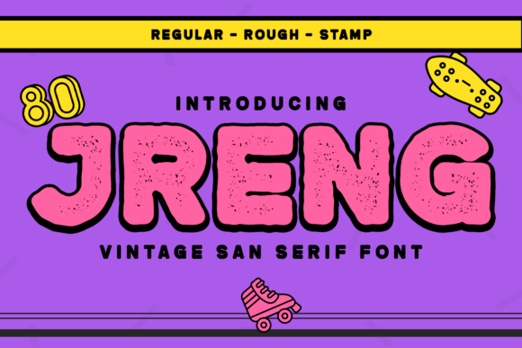 Exploring Jreng: A Rough, Bold Display Font for Editorial Projects