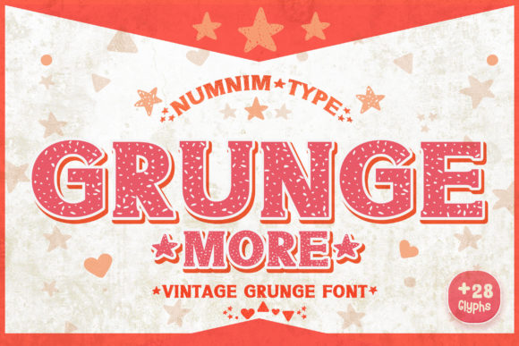 Grunge More: The Vintage Display Font for Bold Branding