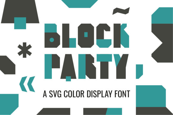 Introducing Block Party: A Bold Robotic Display Typeface