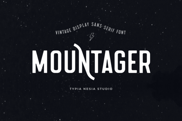 Introducing Mountager: The Ultimate Display Font for Classic Branding