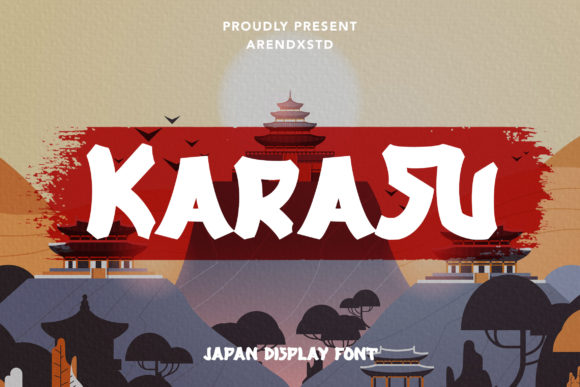 Karasu: A Bold Display Font for Impactful Design