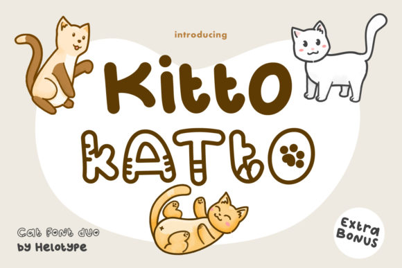 Kitto Katto: The Friendly Display Font for Digital Projects