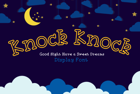 Knock Knock: The Playful Display Font for Editorial Charm