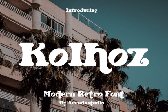 Kolhoz: A Modern Retro Font for Creative Product Design