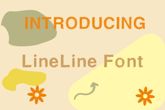 Line Line: An Editorial Designer's Bold Display Font