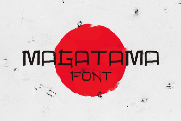 Magatama: A Display Font with Japanese Charm