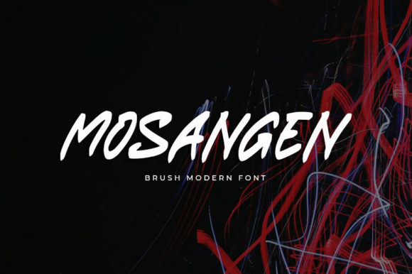 Mosangen: The Modern Display Font for Bold Branding