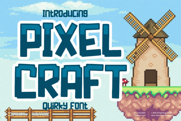 Pixel Craft: A Display Font That Perfectly Captures Playful Authenticity