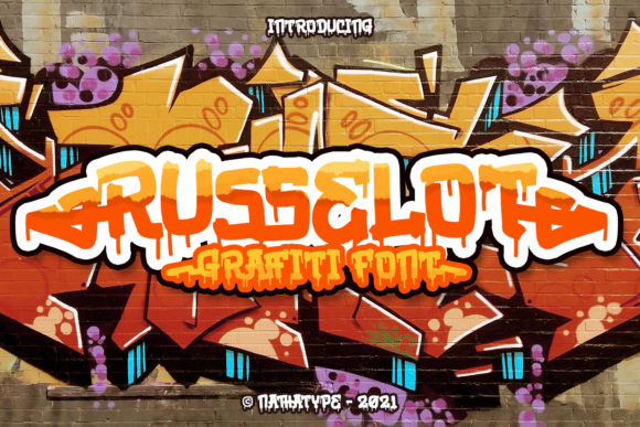 Russelot: A Street Art Font for Bold Branding