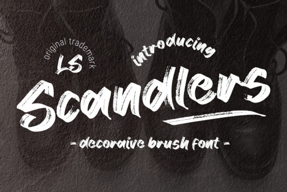 Scandlers: A Bold Display Font for Crafters and Product Creators