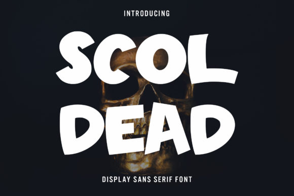 Scoldead: The Bold Display Font That Makes Statements