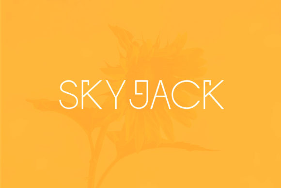 Skyjack: A Display Font for Modern Marketing Graphics