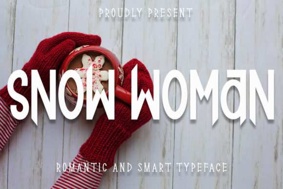Snow Woman: A Modern Display Font for Digital Projects