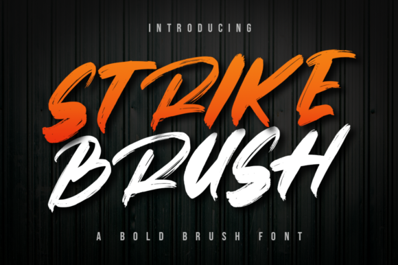 Strike Brush: The Modern Display Font for Professional Branding
