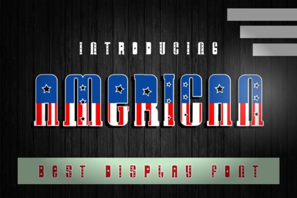 The American Font: Retro Charm for Creative Products