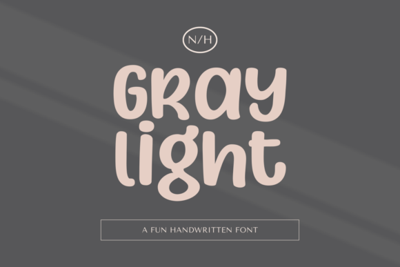 The Gray Light Font for Crafters and Product Designers
