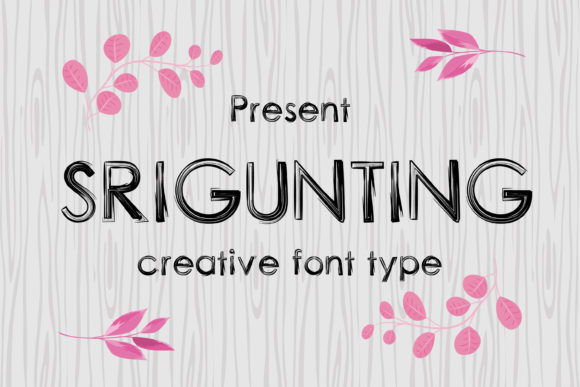 The Srigunting Font: A Chalkboard-Inspired Typeface for Authentic Branding