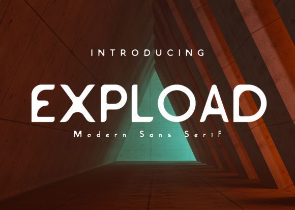 Using the Expload Display Font in Web Design Projects